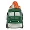 9.5" LED Lighted Green Ceramic Truck Hauling Pumpkins Autumn Harvest Decoration